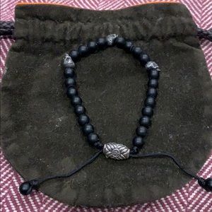 David Yurman Spiritual Beads Skull Bracelet
